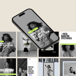 mockup with canva instagram templates