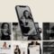 phone mockup with canva instagram template