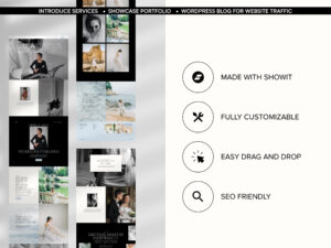 Watercolor Showit website template - Image 6
