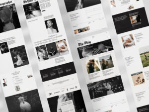 Showit website template Newspaper for wedding photographers - Image 3