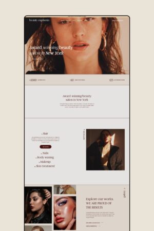 Showit website template Euphoria