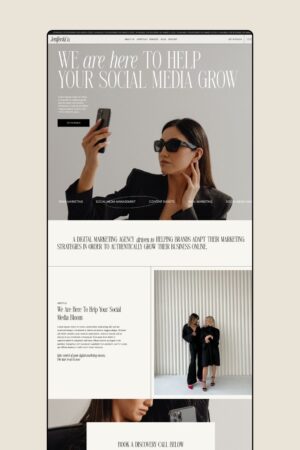 showit website template minimalist