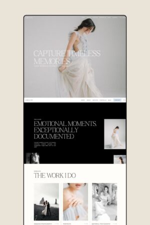 Watercolor Showit website template