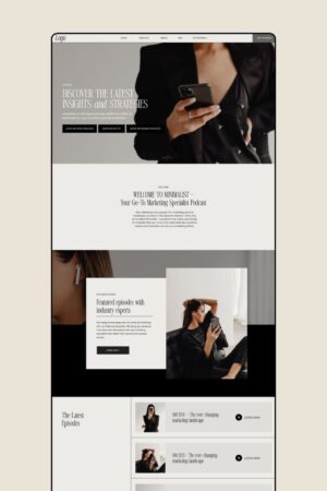 Minimalist Podcast Page ADD-ON