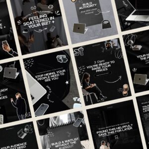 outline stickers canva templates for instagram