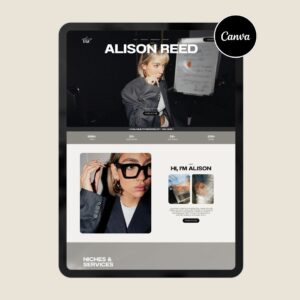 Mockup with canva ugc template